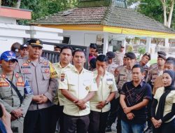 Kapolres Langkat Memimpin Langsung Pengamanan Aksi Unras Mahasiswa