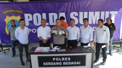Sat Narkoba Polres SERGAI Ungkap Kasus Narkotika, Pelaku Terancam 20 Tahun Penjara
