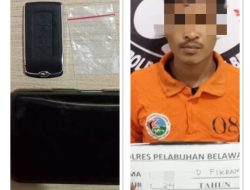Sempat Berusaha Melarikan Diri, Sat Narkoba Polres Pelabuhan Belawan Tangkap Pengedar Shabu di Nelayan Indah
