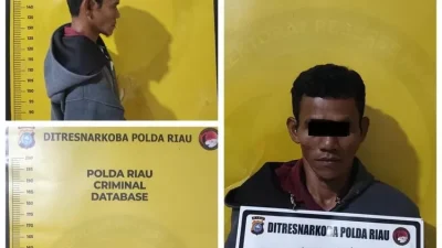 Tim Subdit I Resnarkoba Polda Riau Berhasil Gagalkan Peredaran Narkoba Jenis Sabu 1 Kg