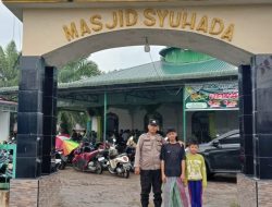 Polres Tanjung Balai Melaksanakan Pengamanan dan Monitoring Pada Mesjid Yang Melaksanakan Ibadah Sholat Jumat