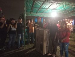 Malam Puncak Penyerahan Hadiah Lomba HUT RI Ke 79, Ketua PAC Pemuda Pancasila Medan Denai Guntur Syahputra  Mengadakan Batu Goncang
