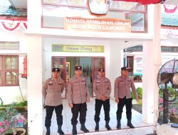 Polres langkat Laksanakan Pengamanan Pendaftaran Pasangan Calon Bupati dan Wakil Bupati Tahun 2024