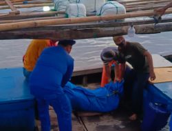 Sat Pol Airud Polres Sergai Tangani Nelayan Meninggal dunia karena tenggelam
