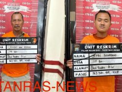 Dua Pelaku Curanmor Berhasil Ditangkap Unit Res Polsek Medan Baru “Korban Berikan Apresiasi