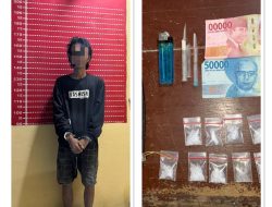 Gesit, Tim Opsnal Reskrim Polsek Firdaus Polres Sergai Borgol Pengedar Narkotika jenis shabu*