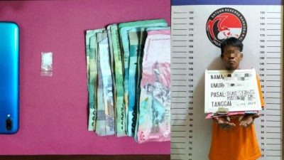 Satres Narkoba Polres Labuhan Batu kerja Cepat Menangkap Pria ZH Peredaran Narkotika 