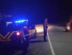 Patroli Kota Presisi Samapta Polres Langkat, Imbau Warga Jaga Kondusifitas Kamtibmas