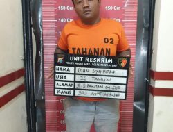 Team Res Polsek Medan Baru Kerja Cepat Tangkap Pelaku  Bongkar Toko Hp “ Residivis Sempat 2 Kali Ditembak “