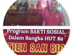 Dalam Rangka HUT Ke – 2 TIEN SAN BIO Mengadakan Program Bakti Sosial  