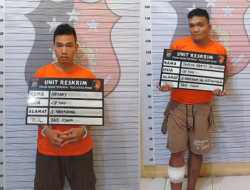 Kerja Cepat Unit Res Tuntungan Menangkap 2 Pelaku Pencurian Sepda Motor