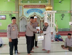 Polres Langkat Gelar Kegiatan Jumat Curhat di Masjid Raya Bitrul Tajriyah