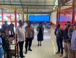 Kapolres Tanah Karo Bersama Forkopimda Tinjau Lokasi TPS di Jambur Desa Lingga