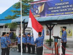 Peringati HUT Korpri ke-53, Rutan Kelas I Medan Gelar Upacara Bendera