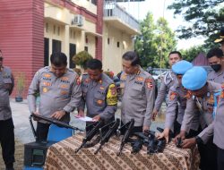 Tim Itwasum Polri Lakukan Monev Ketahanan Pangan dan Senpi di Polda Sulteng