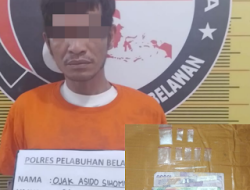 Sat Narkoba Polres Pelabuhan Belawan Tangkap Pengedar Narkoba di Jalan Rawe Pasar 6