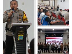 Polres Sergai Gelar lat Pra Ops keselamatan toba 2025 Amankan Menjelang Idul fitri 1446 Tahun2025