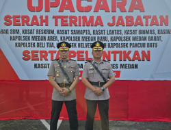 Resmi Dilantik Kompol H. Djanuarsa S.H Sebagai Kapolsek Pancur Batu Pengganti Kompol DR.Krisnat SE. MH 