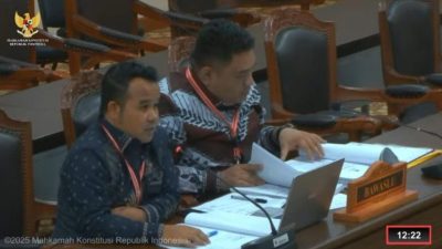 Bawaslu Sumut Dampingi Bawaslu Kab  Mandailing Natal Mengikuti Sidang Pemeriksaaan Di Mahkamah Konstitusi 