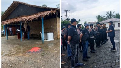 Tim Jatanras Polda Sumut Bersama TNI Dihadang Warga Grebek Lokasi Perjudian Kawasan Medan Country Club Desa Tiang Layar