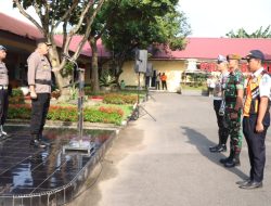 Polres Binjai Bersama Instansi Terkait Laksanakan Apel Gelar Pasukan Operasi Keselamatan Toba-2025