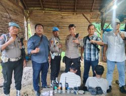 Kapolsek Pancur Batu Djanuarsa Didampingi Kanit Reserse Elia Karo karo Grebek Sarang Narkoba Desa Hulu Dusun II Perladangan