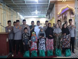 Polresta Deli Serdang gandeng Polda Sumut Laksanakan Safari Ramadan Beri Santunan Anak Yatim