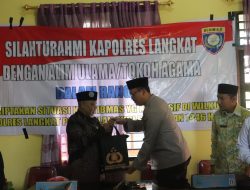 Kapolres Langkat Silaturahmi Ramadhan Ke Sekretariat FKUB Kabupaten Langkat