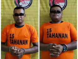 Polres Binjai Berhasil Tangkap Diduga Bandar Narkoba 2 Laki laki Didalam Kotak Lampu