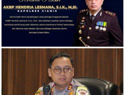 Kapolri Jendral Listyo Sigit Tunjuk Kombes Pol Hendria Lesmana Sbagai Kapolres Deli Serdang Menggantikan Kombes Pol Raphael Sandy Cahya Priambodo.