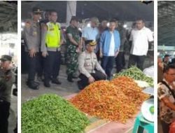 Polsek Medan Tuntungan Turut Kawal Sidak Kapolrestabes Medan di Pasar Induk Laucih