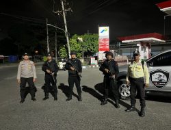Satuan Brimob Polda Sumut Menerjunkan Puluhan Personel Tangguh Untuk Mendukung Polres Pelabuhan Belawan