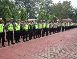 Polres Langkat Gelar Apel Kesiapan Pam Perayaan Malam Takbiran dan Sholat Idul Fitri 1446 H Tahun 2025