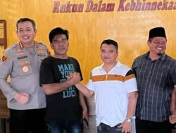Kapolresta Deli Serdang dan Kesbangpol Fasilitasi Mediasi Perkelahian Antar Kelompok Masyarakat di STM Hilir