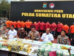 Setelah 2 Bulan,Polda Sumut Ungkap Ratusan KG Narkotika Tahun 2025