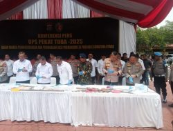 Polda Sumut Gelar Konfrensi Pers Ungkap Tersangka Specialis Curanmor