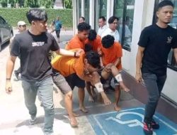 Komplotan Begal di Medan Diringkus, 5 Ditangkap-1 Dit3mb4k di Kedua Kaki