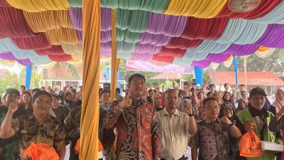 Eko Afrianta Sitepu Gelar Sosper Perda No.4 tahun 2012 Tentang Kesehatan Di Nilam Raya Medan Tuntungan 