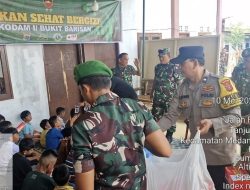 Makan Gratis Panti Asuhan Suka Cita Anak Mahkota” Polsek Medan Tuntungan Dukung Penuh Program Pemerintah