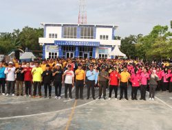 Polres Sergai Gelar Gerak jalan sehat dalam rangka HUT Bhayangkara Ke – 79