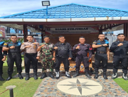 Rutan Kelas II B Jalin Sinergritas Dengan Kodim 0201/TU Dengan Polres Tapanuli Utara