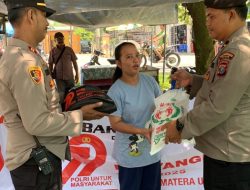 Menjelang HUT BHAYANGKARA Ke- 79 2025 “Polsek Kutalimbaru Penyaluran Bansos Di Kecamatan.