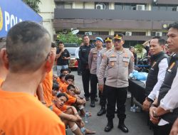 Kapolrestabes Medan Pres Release Ungkap Kasus Kejahatan 3C di 14 TKP dan satu kasus Pembunuhan, 20 Tersangka yang Ditangkap