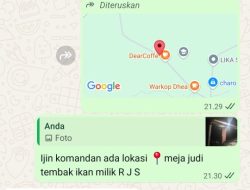 Wartawan Konfirmasi Adanya Judi Tembak Ikan Ternyata Kanit Res D S Tidak Mau Ikut Campur Lagi Langsung Ke Kapolsek 
