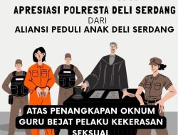 Apresiasi Aliansi Peduli Anak Deli Serdang atas Penangkapan Oknum Guru Bejat Pelaku Kekerasan Seksual