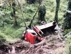 Truk Terjun ke Jurang Sedalam 15 Meter di Sembahe, Dua Orang Luka-Luka