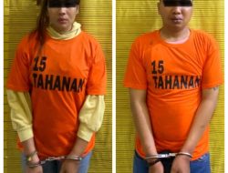 Pelaku Pasangan Suami Istri Bawa 1 Kg Sabu & Ledakan Senjata Api Ke Arah Petugas Polres Binjai