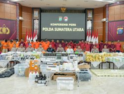 Kapolda Sumut Irjen Pol Wishnu Ungkap 3.078 Kasus Narkoba, Sita Lebih dari 1,6 Ton Narkoba Berbagai Jenis Sepanjang Semester I 2025