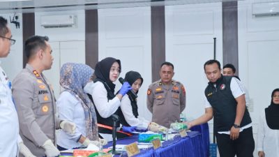 Polres Asahan Ungkap Jaringan Narkotika Antar Provinsi DAN Musnahkan Barang Bukti Sabu Sberat 31,5 KG