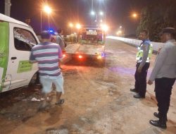 Kanit Lantas Polsek Deli Tua Iptu Herbat Nababan SH Mengatakan Laka lantas Tabrak Lari Mobil Suzuki Swif Warna Silver
